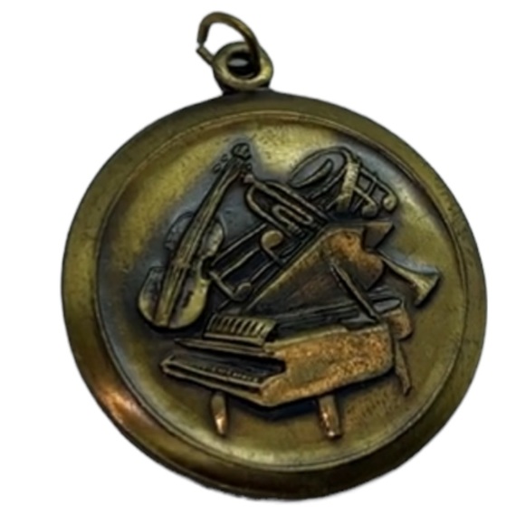 MUSICAL INSTRUMENT PENDANT CHARM PIANO, VIOLIN, SAXOPHONE, NOTOS - Picture 4 of 11